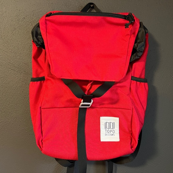 Topo Designs Other - Red Topo Designs Y-Pack Backpack - Rare Color